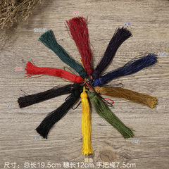 DIY tassel accessory for flagpole curtain header, pineapple knot tassel car decoration, direct factory supply