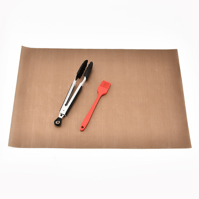 玻璃纖維布燒烤墊 不粘耐高低溫特氟龍bbq燒烤墊套裝 戶外燒烤夾