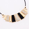 Fashionable necklace, short chain for key bag , accessory, European style, wholesale