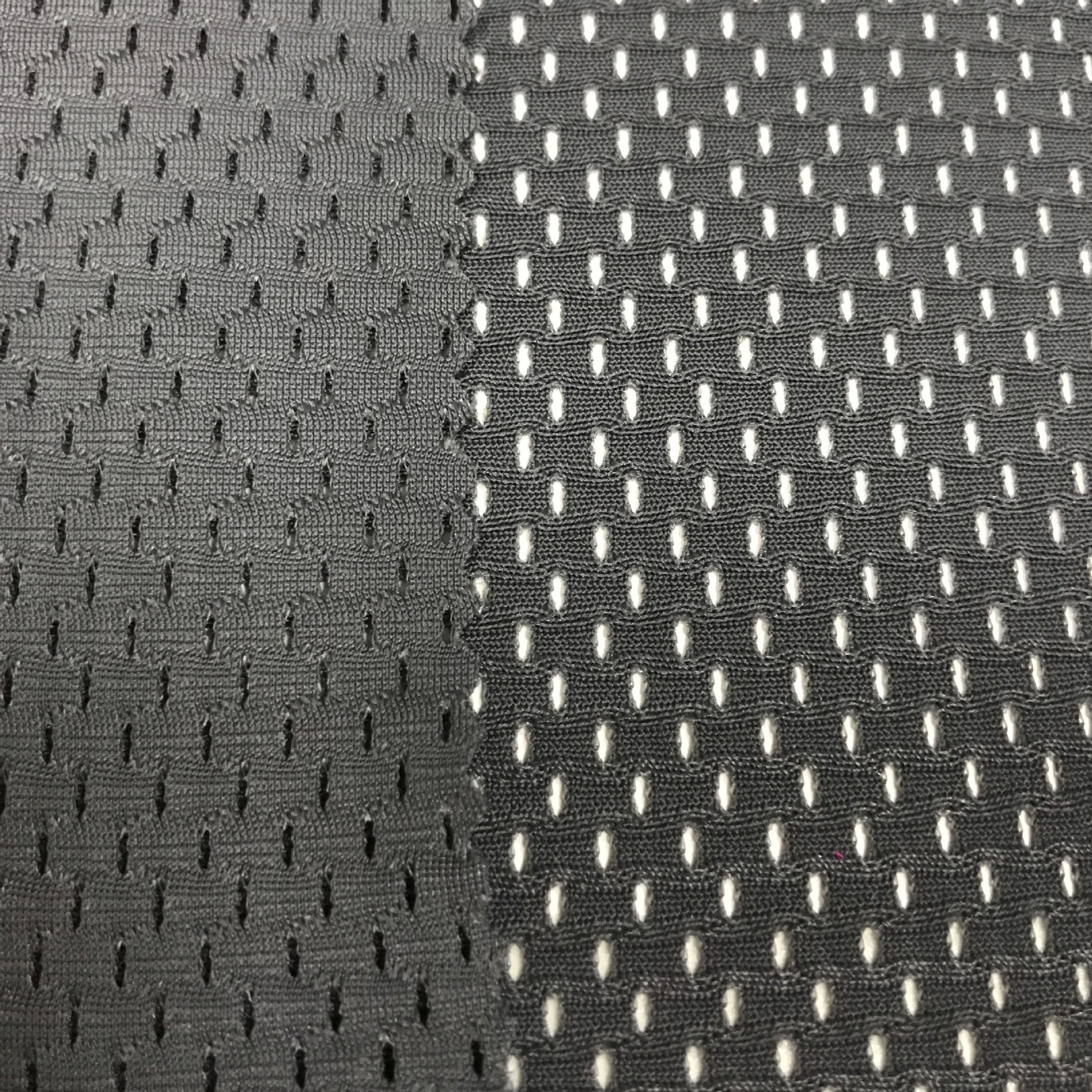 提花洞洞莱卡布厂家供应锦纶弹力布现货针织面料批发服装手套面料