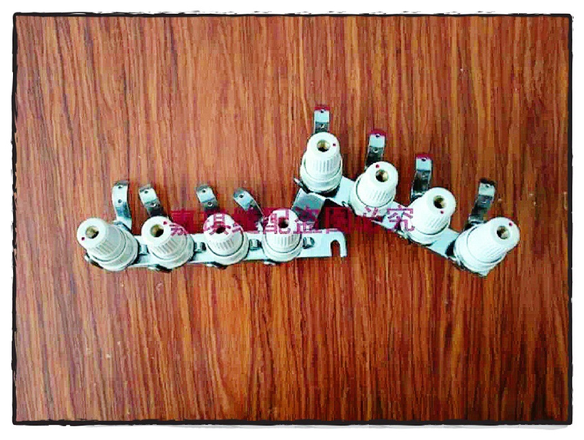 工业缝纫机配件 关西/森本多针机1404P 4针款夹线器总成