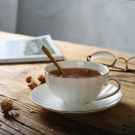 handmade nhà hàng mạ vàng xương gói cốc china món quà trà chiều Anh cốc cà phê cốc và đĩa tân gia quà cưới Bộ cốc