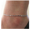 Universal accessory, beach chain, ankle bracelet, Aliexpress, European style, simple and elegant design, wholesale