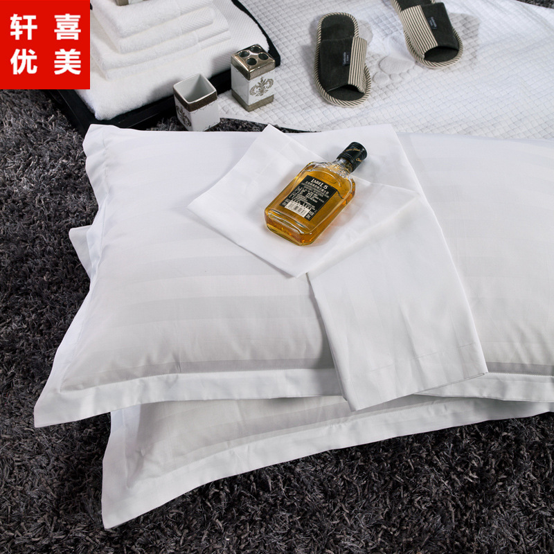 hotel Linen hotel Bedclothes Four piece suit white Hospital Cotton encryption thickening Duantiao pillow case wholesale