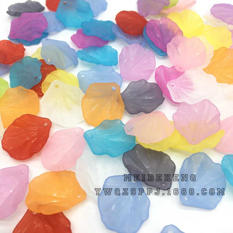 Ancient court hairpins, frosted small shells, flowers, leaves, hairpins, Hanfu accessories, DIY accessories, earrings, pendants detail image 5
