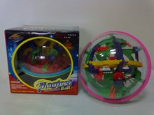 爱可优3D立体迷宫球玩具大号100关魔幻智力球轨道掌上重力迷宫球