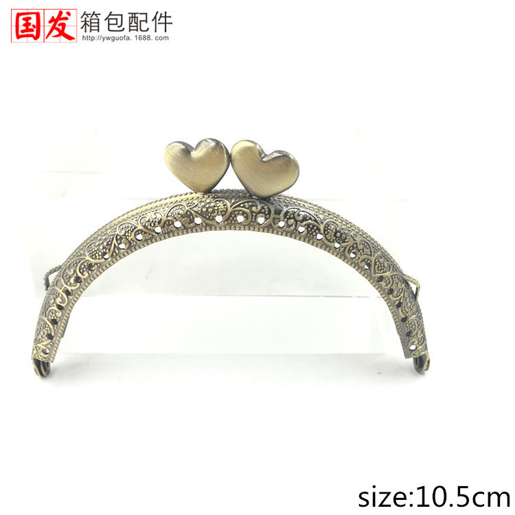 8.5 10.5, 12.5 cm semicircular en relieve en forma de corazón oro bronce plateado corazón de melocotón clásico