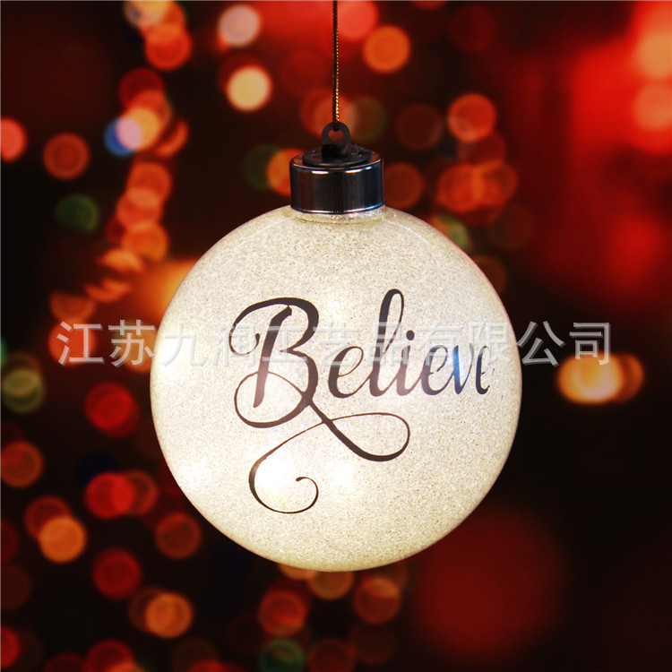 碎银玻璃球/外镀银圣诞球/带灯圣诞球/装LED玻璃球/碎银圣诞球-阿里巴巴