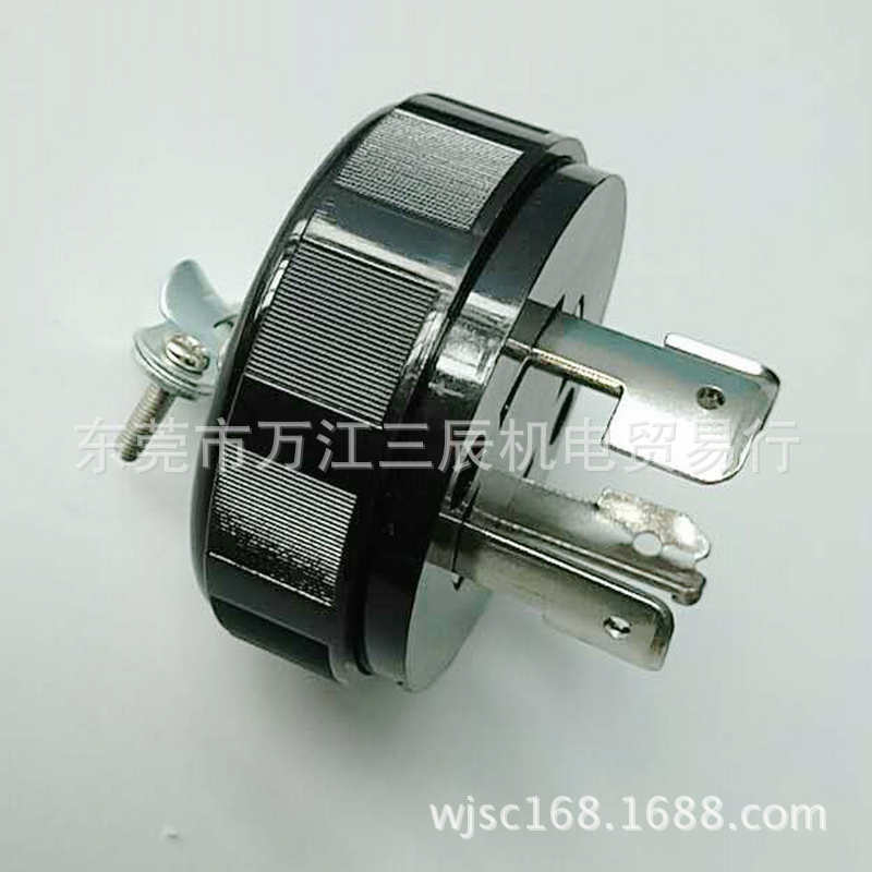 引挂式插头RK6420 电木20A250V4PWF6420铜插脚发电机插头旋转自锁