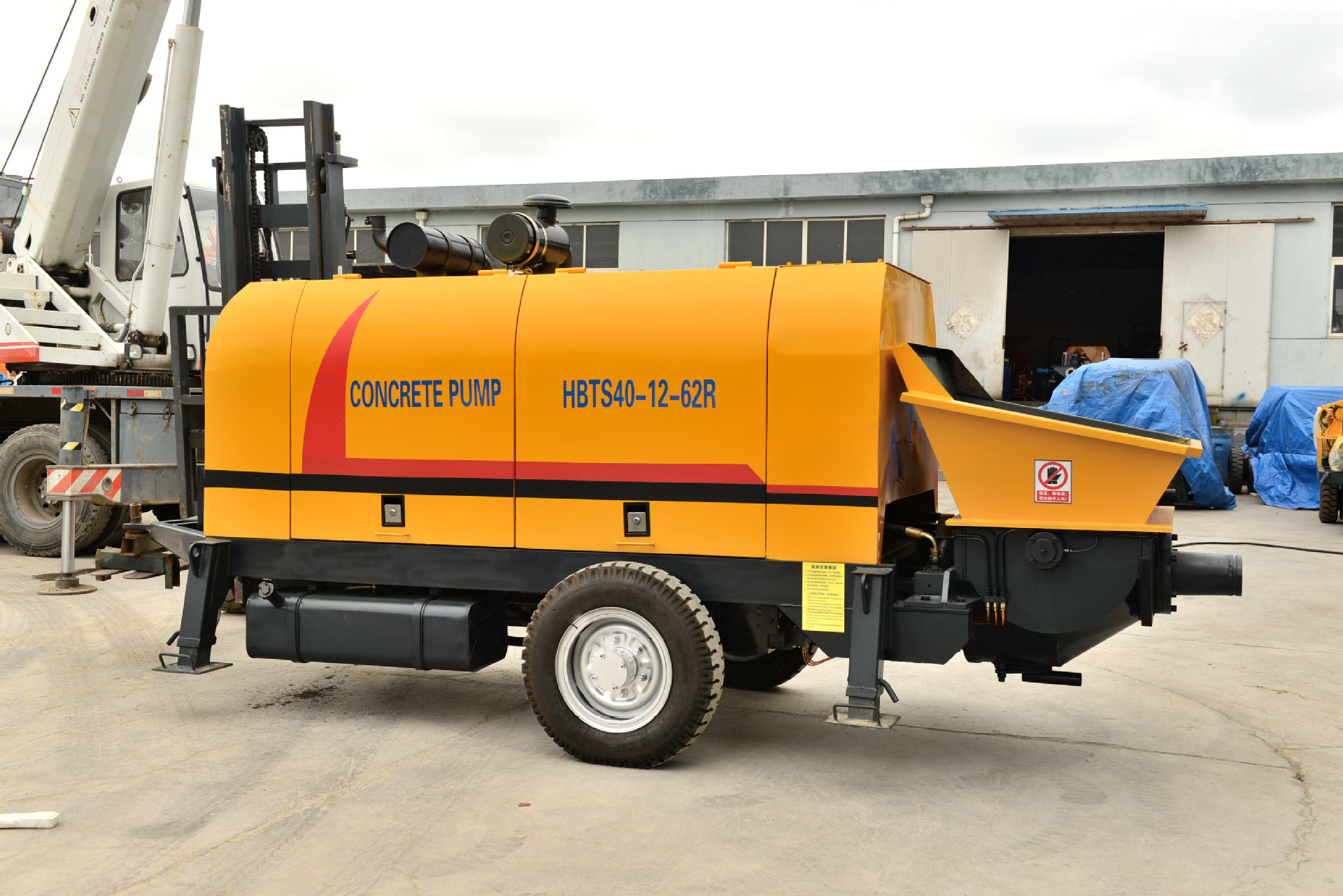 HBTS40-10-62R 拖泵 地泵  S40地泵 混凝土电动泵 柴油泵 道依茨