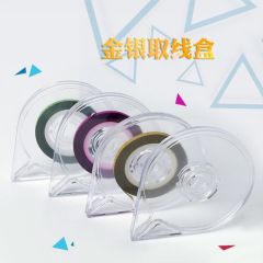 Manicure gold and silver wire extraction box, gold and silver wire retriever, plastic extraction box, colored wire tool, manicure wholesale