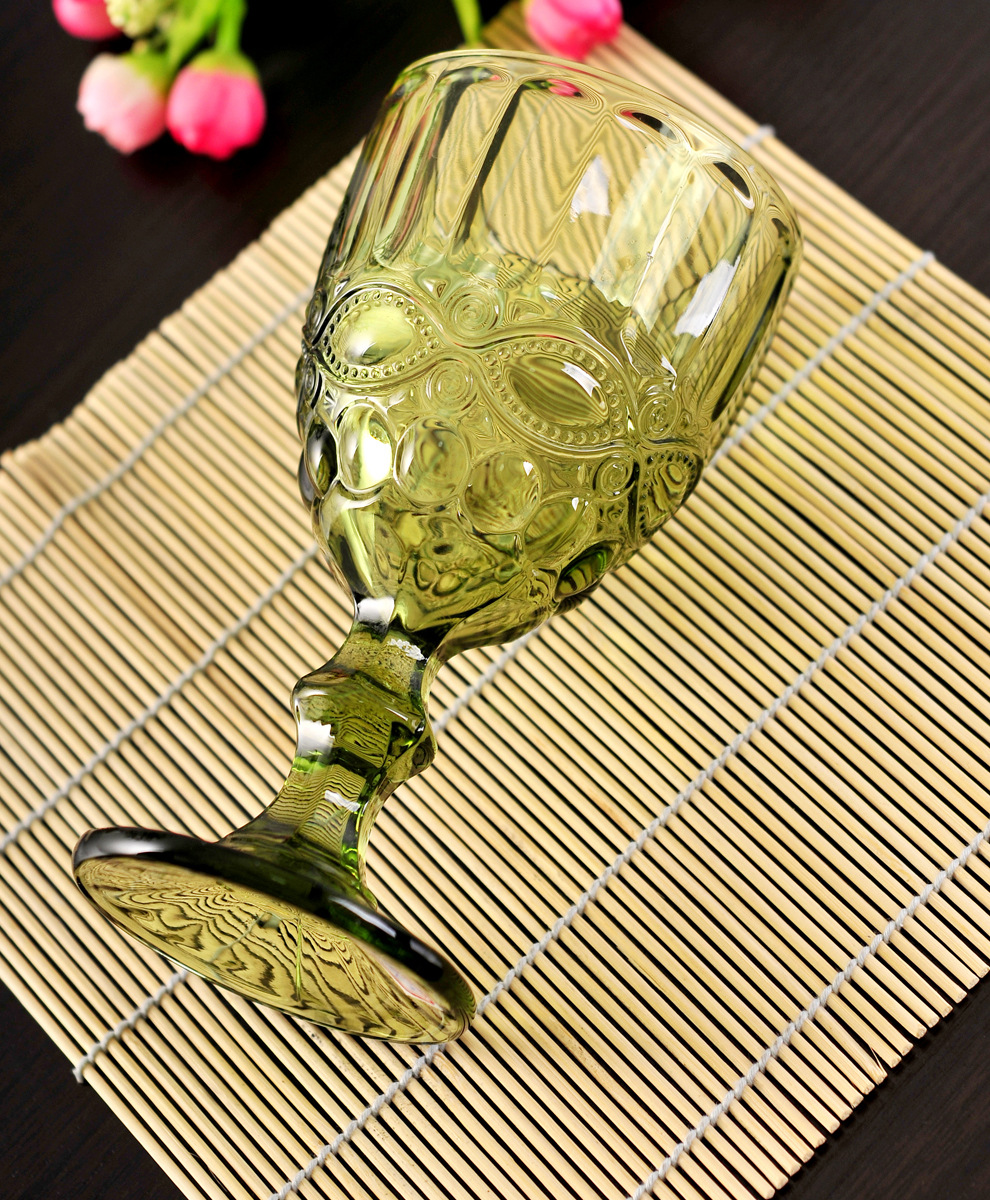 复古酒杯 欧式全套彩色钻石红酒杯香槟杯冰激凌碗壶系列-阿里巴巴