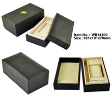 新款MDF手表盒 首飾禮品盒 包布包紙PU中纖板盒 天地蓋款木盒