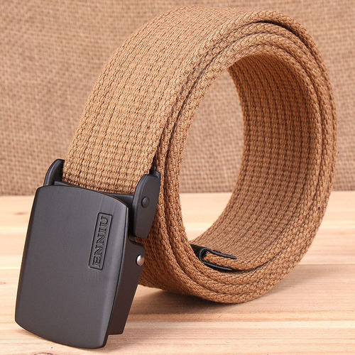 ENNIU thickened canvas belt casual outdoor belt for men Korean style trendy trouser belt manufacturer wholesale overalls belt