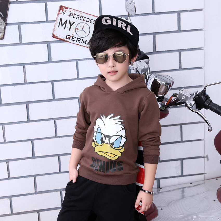 清倉春款童裝冬款加絨上衣 兒童套頭衛衣 純棉卡通印花男女童衛衣