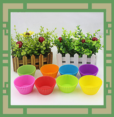 17g Weight Bakeware Kitchen and drinking utensils Fashion Solid Color Silica Gel Bakeware 1 Piece
