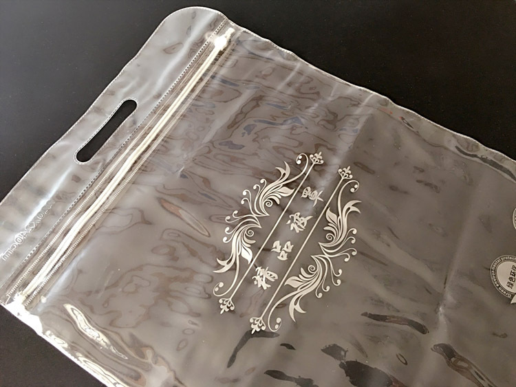 厂家定制透明PVC被套包装袋 透明自封袋塑料袋 手提服装袋子