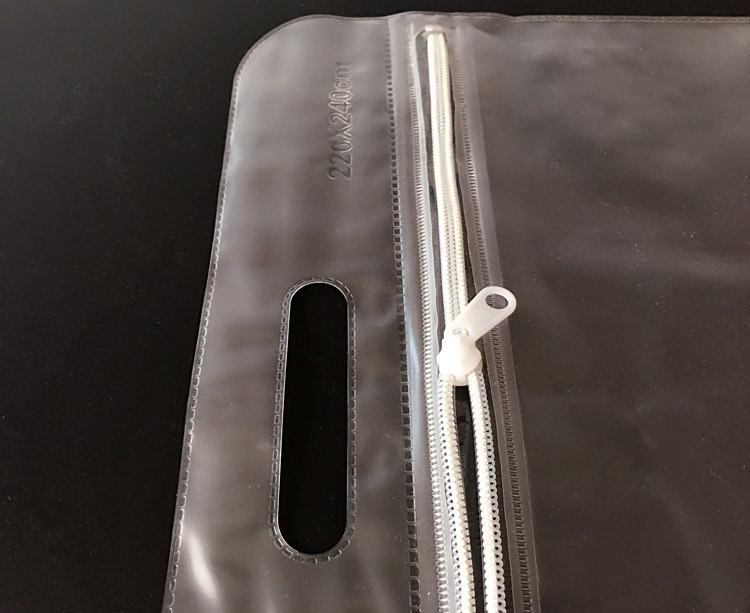 厂家定制透明PVC被套包装袋 透明自封袋塑料袋 手提服装袋子