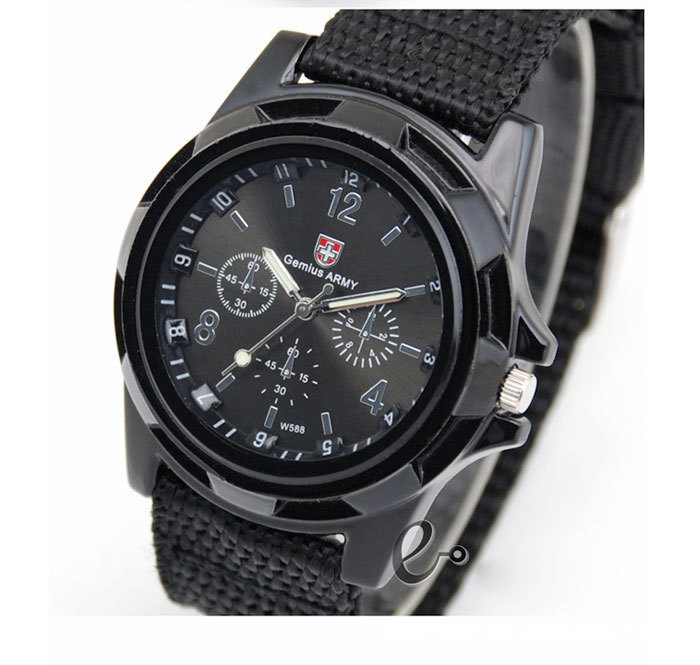 Sports Solid Color Buckle Quartz Men's Watches display picture 4