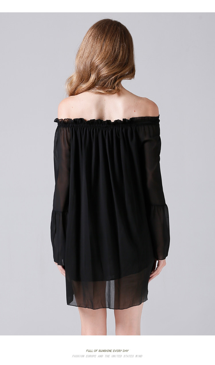 sexy loose chiffon shirt  NSJR36722