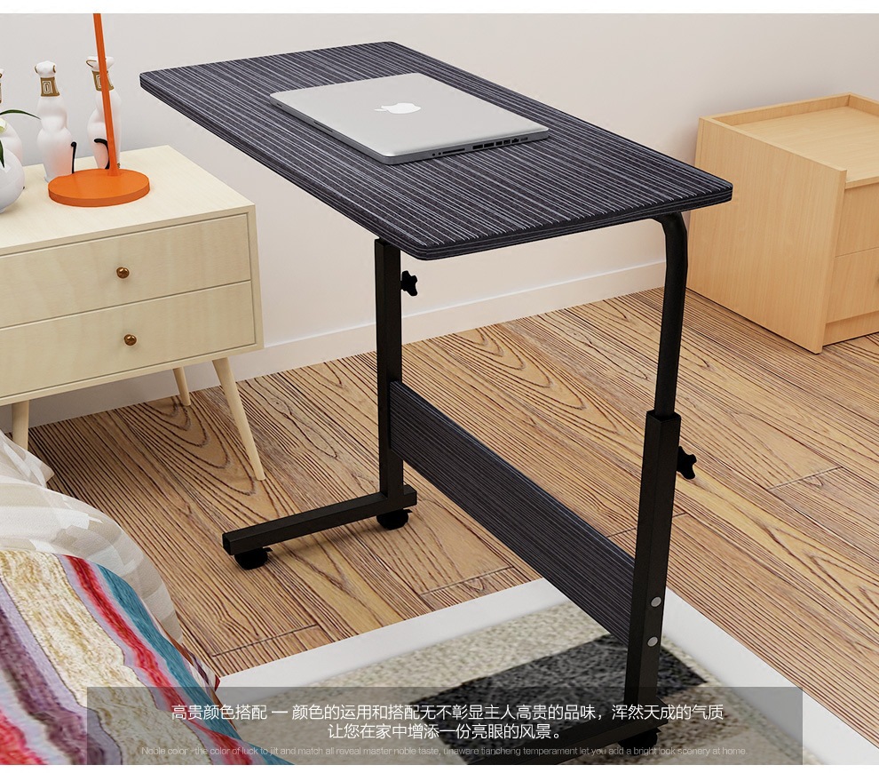 Evergrande home simple laptop table bed top home can be moved lazy lifting bedside table