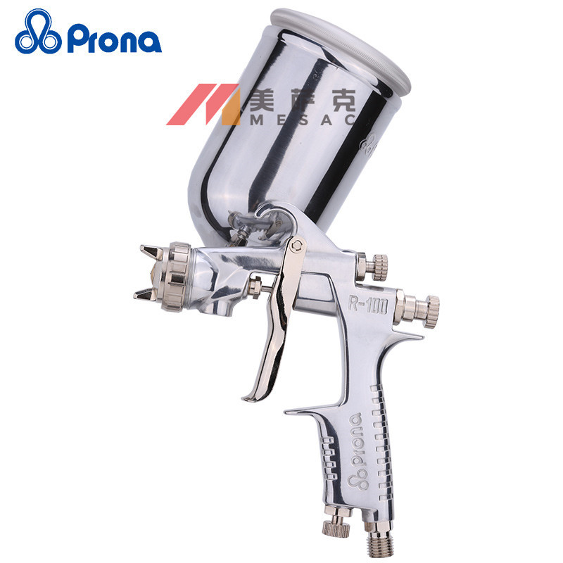 台湾Prona宝丽喷漆枪R-100上壶喷枪高雾化家具油漆喷枪气动喷油枪