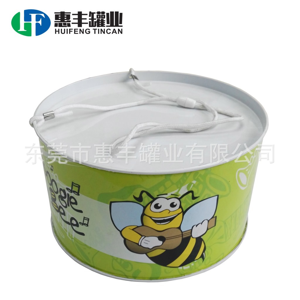 供应马口铁鼓罐 儿童玩具击鼓铁罐 礼品赠品马口铁罐 TIN BOX