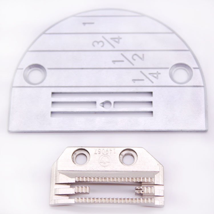 缝纫机配件 平车针板E型针板四排牙针板及配套金鸽牙齿普通无硬度