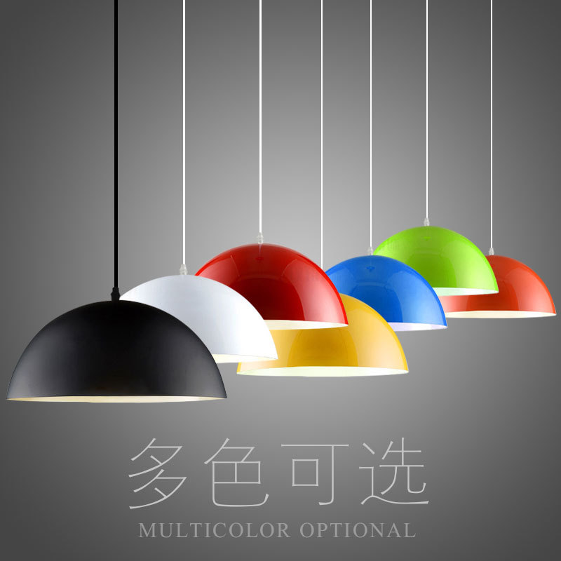 简约款办公吊灯单头餐厅吧台灯理发店创意个性灯罩厂家直销|ms