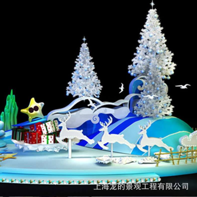 ��������ֱ��ʥ��װ��Ʒʥ����¹�����㳡��԰װ�ε��߿�װ��չʾ