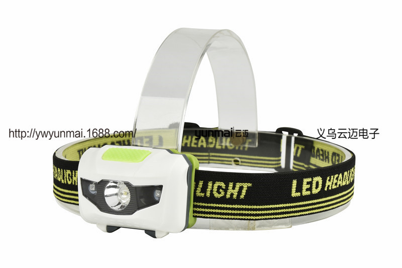 超轻防水双灯珠LED红光警示灯登山钓鱼户外运动头灯 猫头鹰头灯详情图14