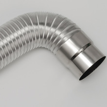热水器烟管伸缩排气烟管铝软管配件伸缩管不锈钢烟管铝排烟管包邮