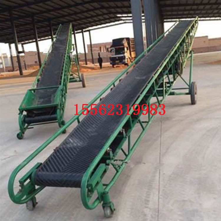 80型方管皮带运输机 水果蔬菜皮带机 优质电动升降皮带输送机