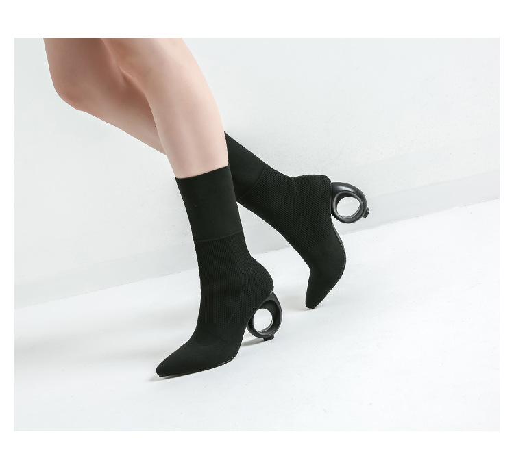 Bottes femme XINGSHIFANG en Laine - Ref 3354718 Image 14