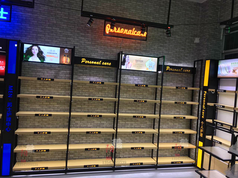 化妆品店装修 化妆品货架展示架