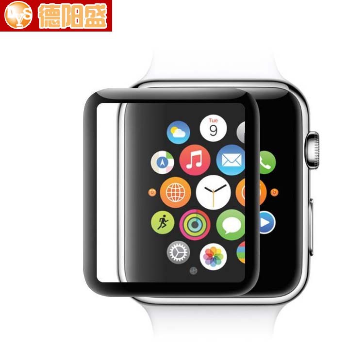 Applicable to Apple Watch 3D Curved Full Screen Tempered Film iphone watch38/40/42/44mm Curved Mask