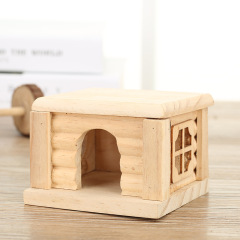 Amazon hamster cage flat-top wooden house pet supplies toy hamster villa