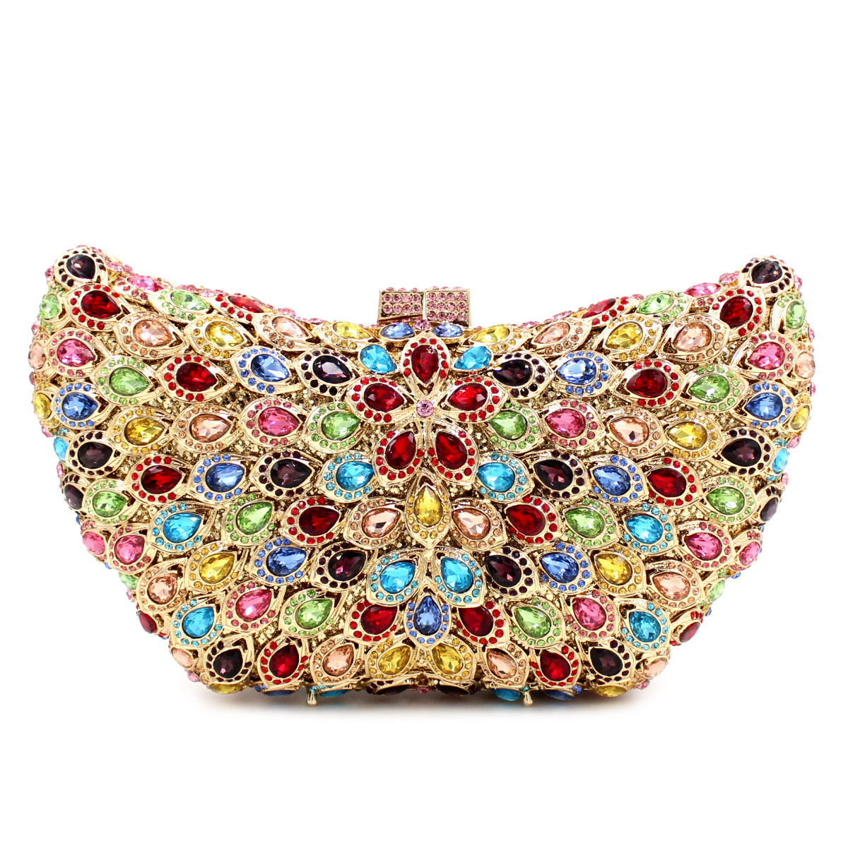 BL019 AliExpress bolsas de diamante transfronterizas bolsas de cena de cristal de metal bolsas de diamantes bolsas de mano damas