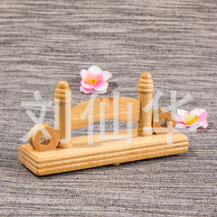 Manufacturer wholesale folding fan holder household fan holder fan base wooden fan holder fan holder 2 colors optional