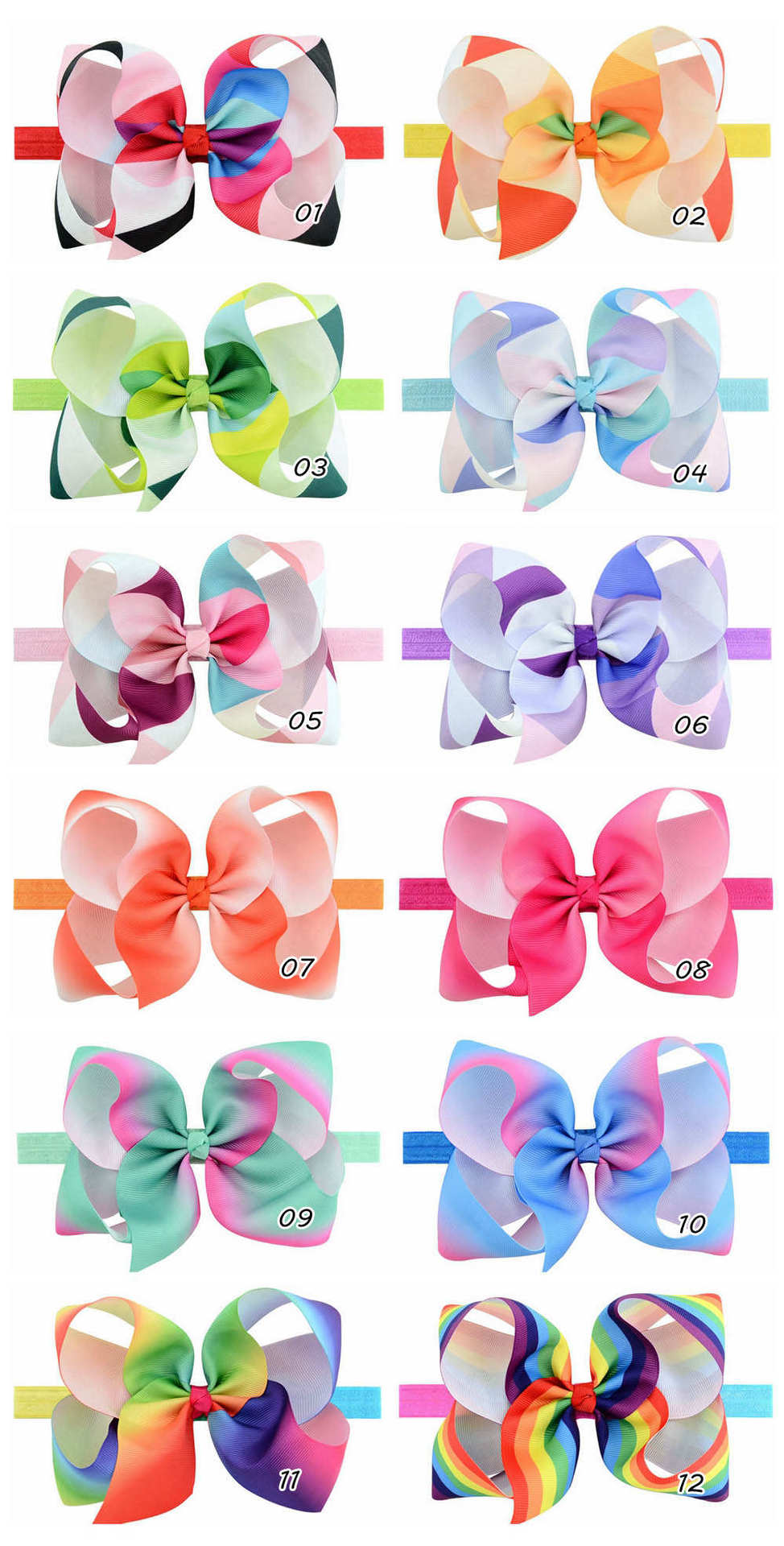 Fashion Flower Bowknot Hairband Set display picture 1