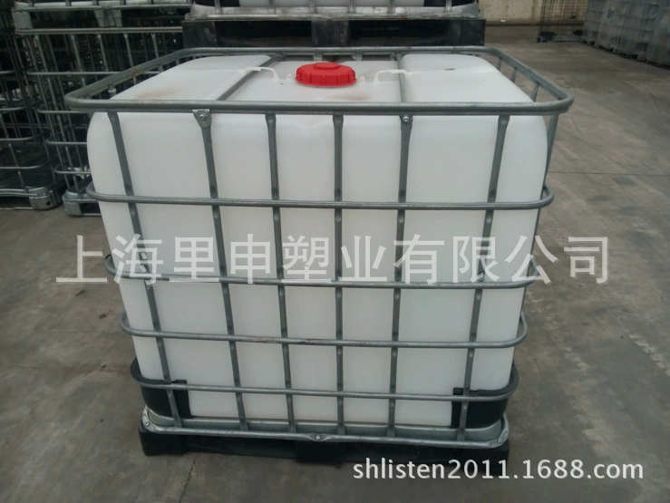 Прямые продажи IBC тон ведра набор ведер кубическая тонная упаковка 1-тонное химическое ведро 1000 литров пластиковое ведро ведро с железной рамой