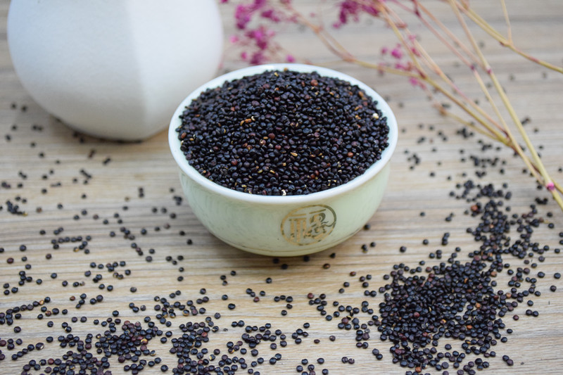 藜麦 产地批发大颗粒玻利维亚黑色黎麦三色藜麦龙芽米500克-阿里巴巴