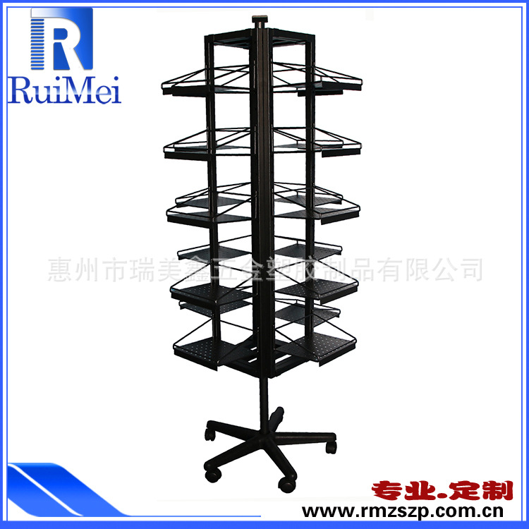 加工生产 定制金属杯子展示架 机油展示架 可移动置物展架 置物架