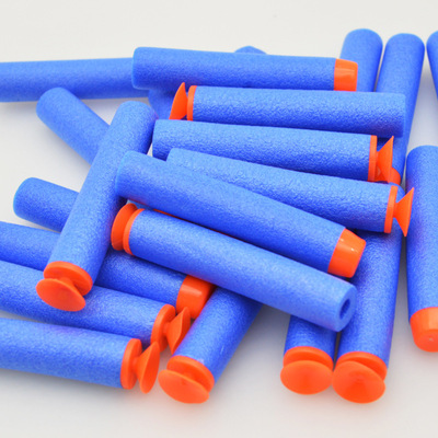 儿童玩具软弹枪EVA子弹吸盘头子弹圆头子弹随机发货