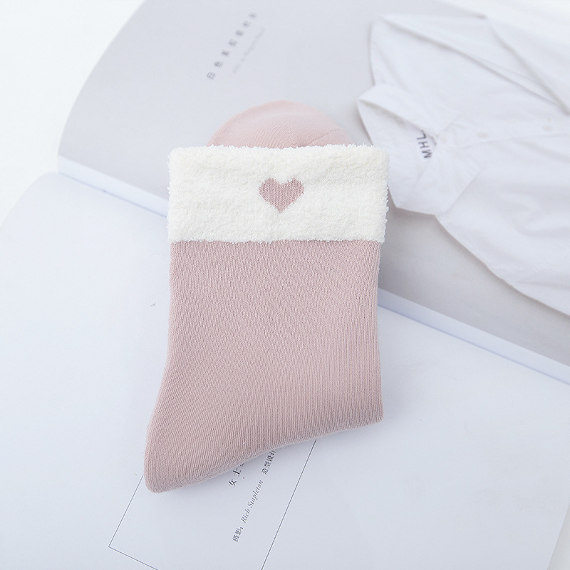 Corazón de amor rosa