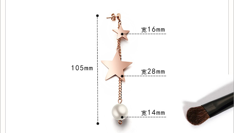 Titanium&Stainless Steel Fashion Geometric earring(Gold) NHOK0191-Gold