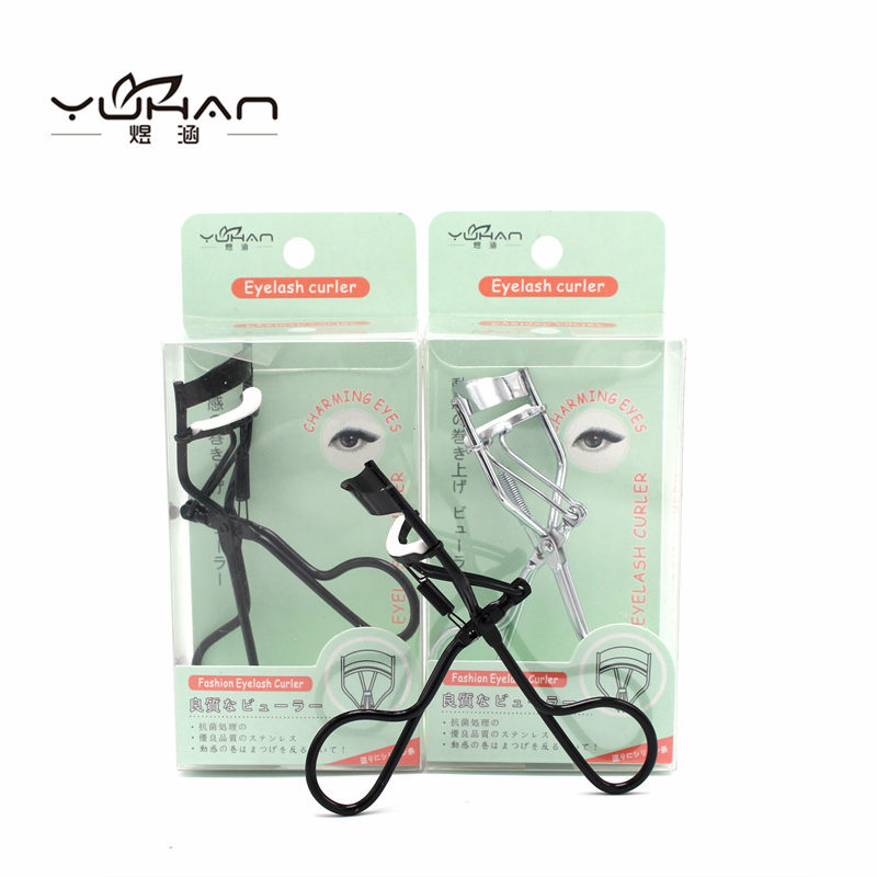 煜涵魅力睫毛夾 不鏽鋼睫毛器夾子黑色銀色可選 睫毛卷翹器Y0504