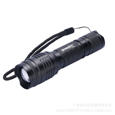 天狼眼 T103新款強光LED充電手電筒 伸縮變焦 skywolfeye