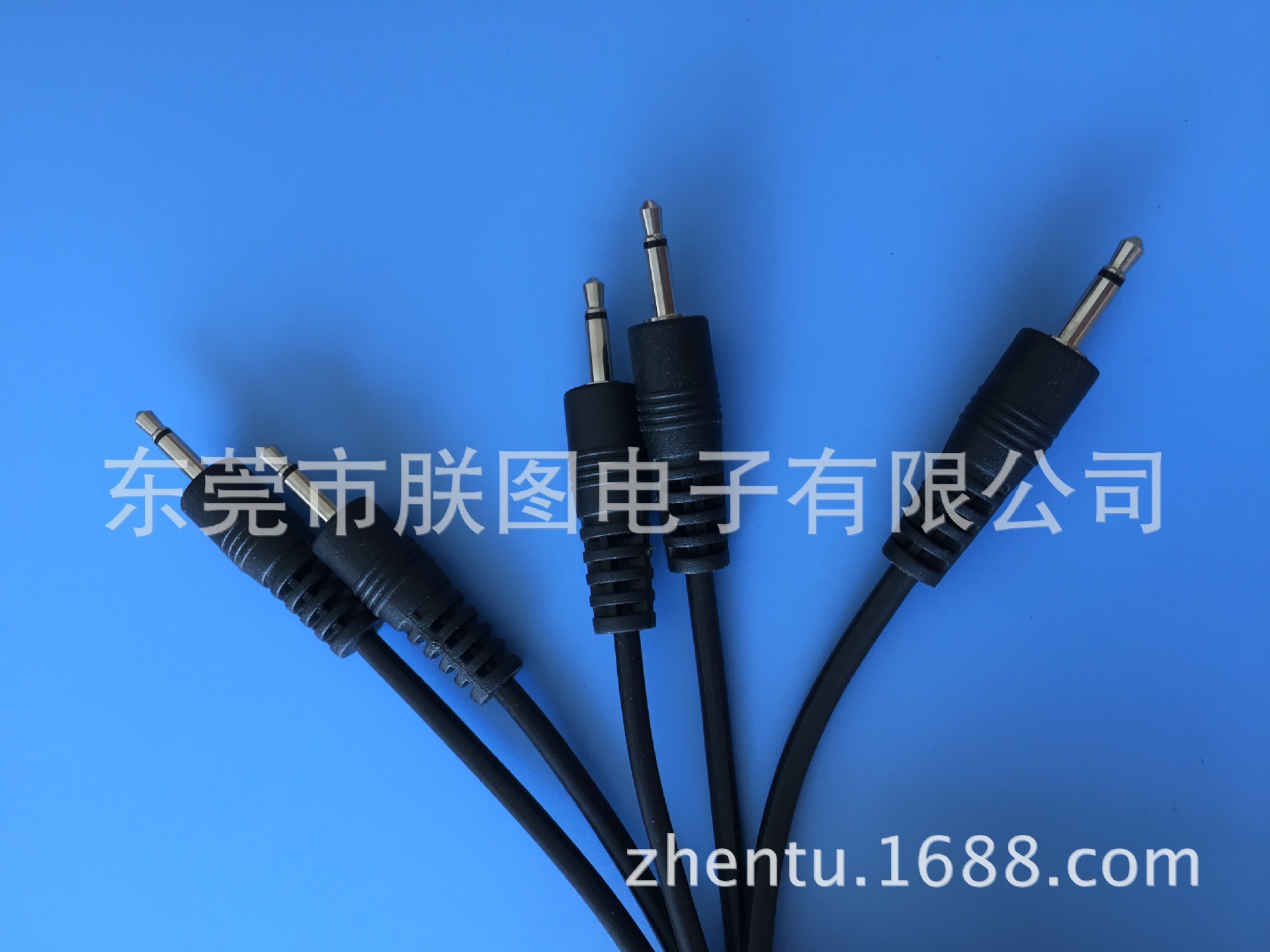 厂家直销1米单头3.5单声道音频线 AUX连接线 延长线三级四级