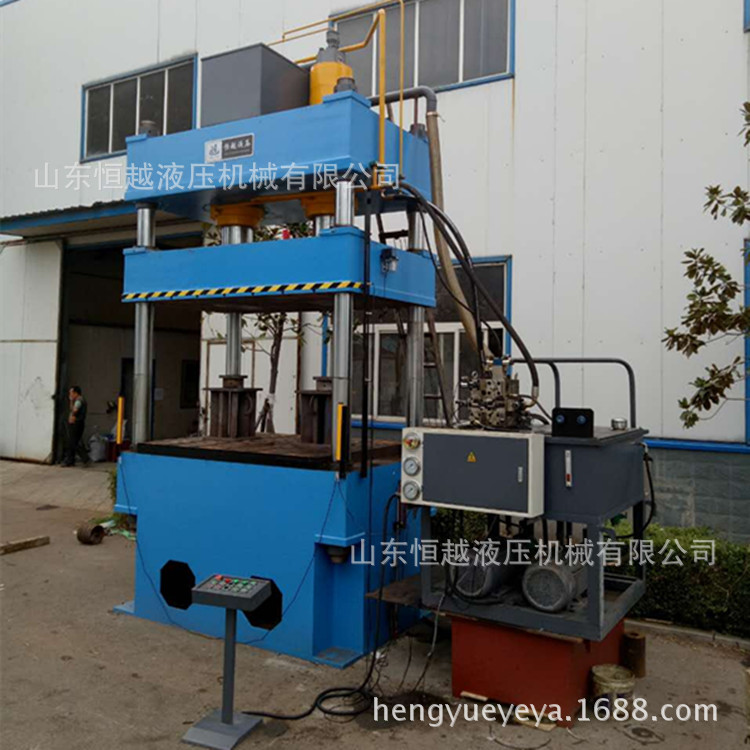 厂家定制大型三梁四柱液压垫拉伸成型压力机 400吨大台面液压机
